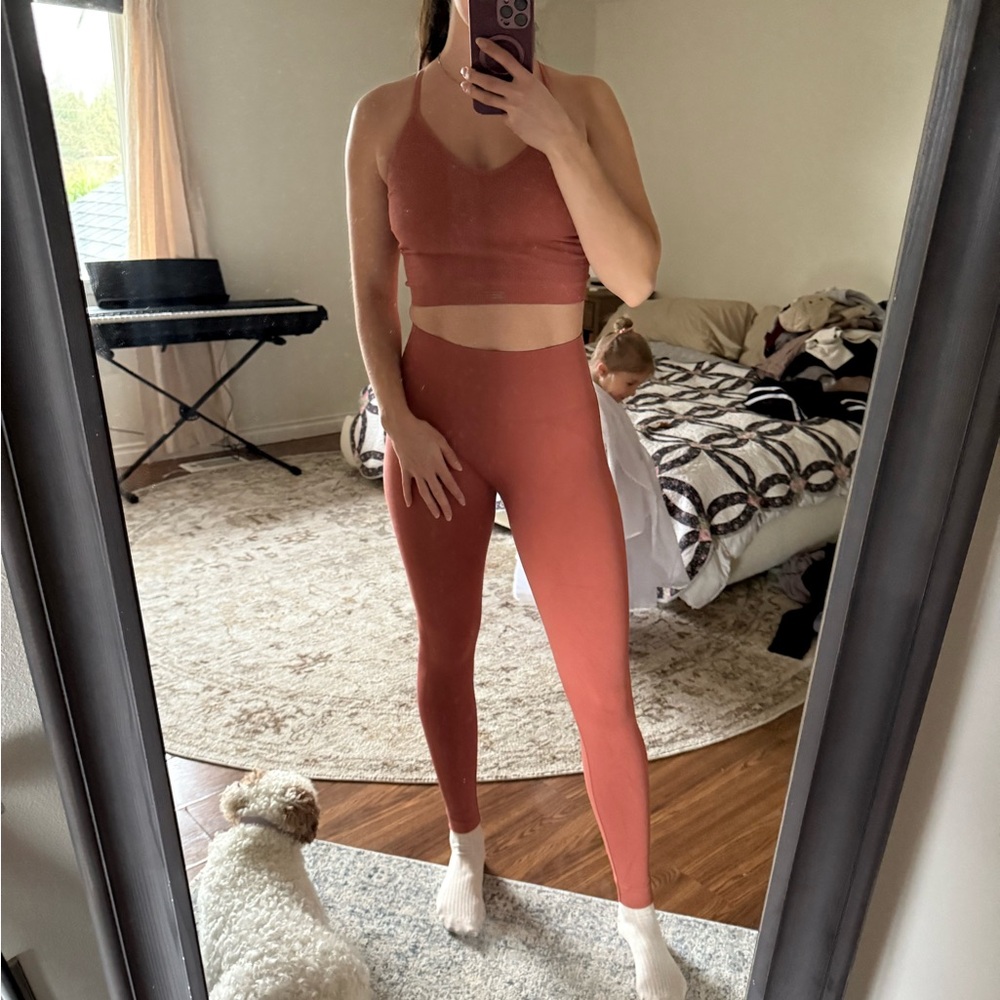 SET Active Terracotta Leggings